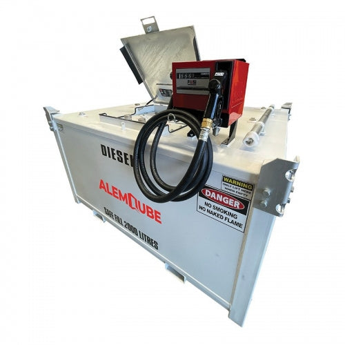 Alemlube AQ2000 Self Bunded 2,000L Diesel Fuel & Oil Tank