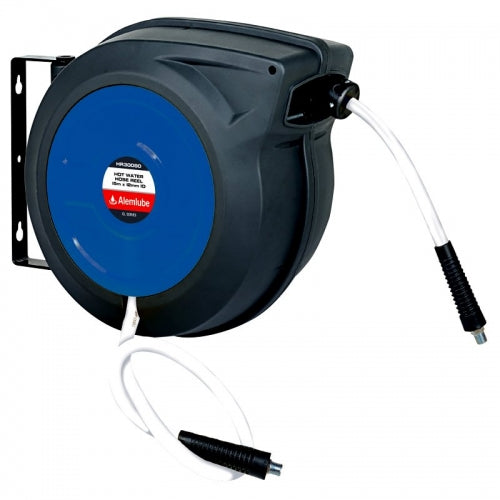 Alemlube HR30080 Hot Water Hose Reel with Washdown Gun [but without washdown gun]
