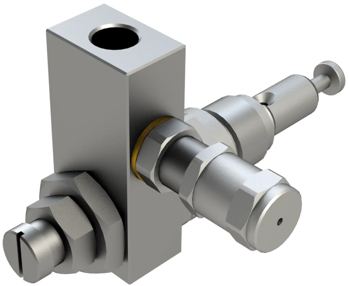 Alemlube 90.900.3 Adjustable Pump Element with Relief Valve