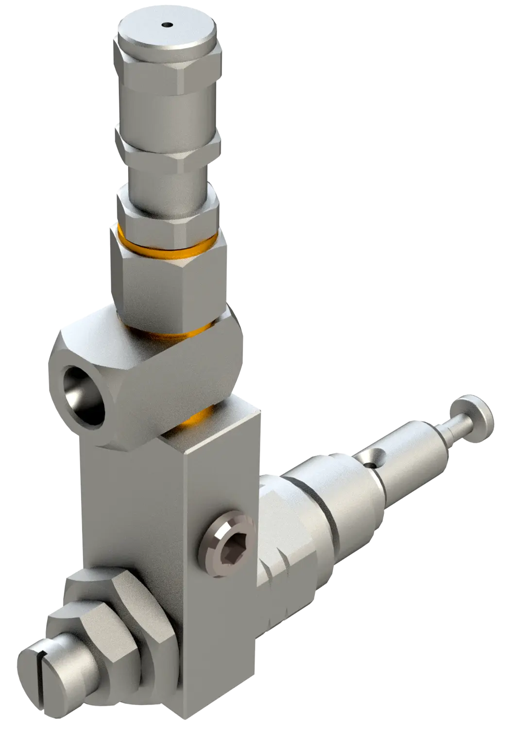 Alemlube 90.900.7 Adjustable Pump Element with Relief Valve