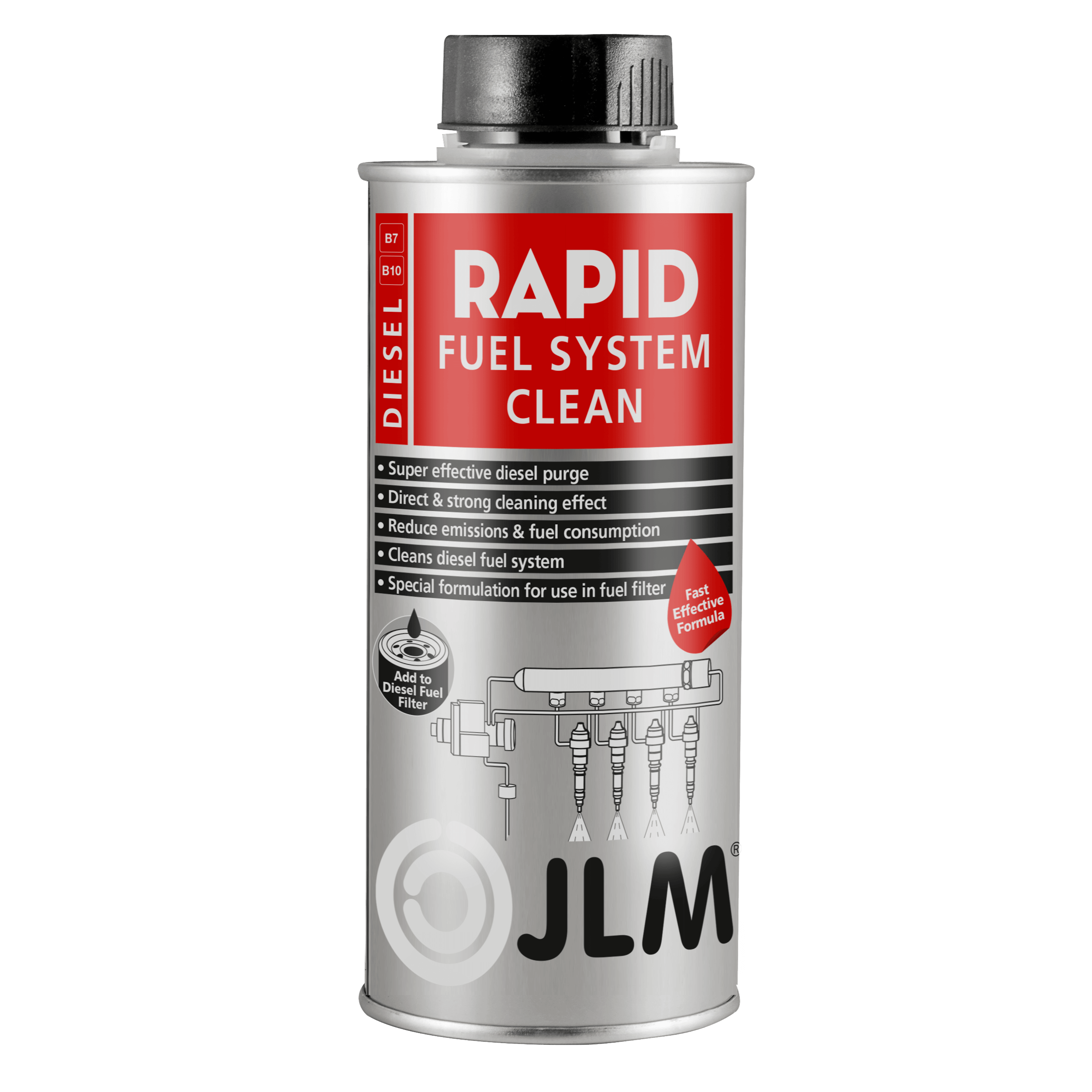 JLM Diesel Rapid Fuel System Clean - 500ml