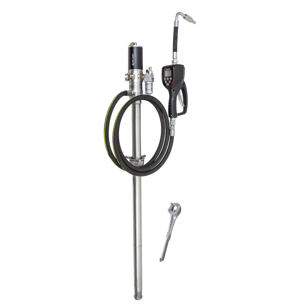 3:1 RATIO OIL PUMP WITH HOSE AND PRESET DIGITAL OIL GUN