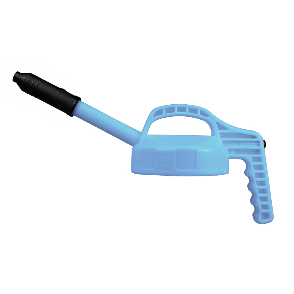 LUBMATE OIL CAN STRETCH SPOUT LID - LIGHT BLUE