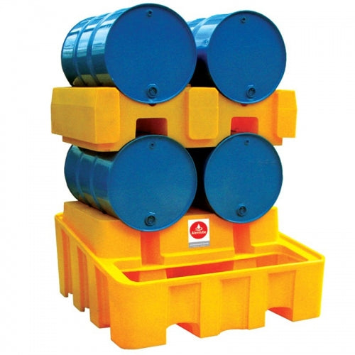 Alemlube SJ-200-010 4 Drum Rack Spill Container