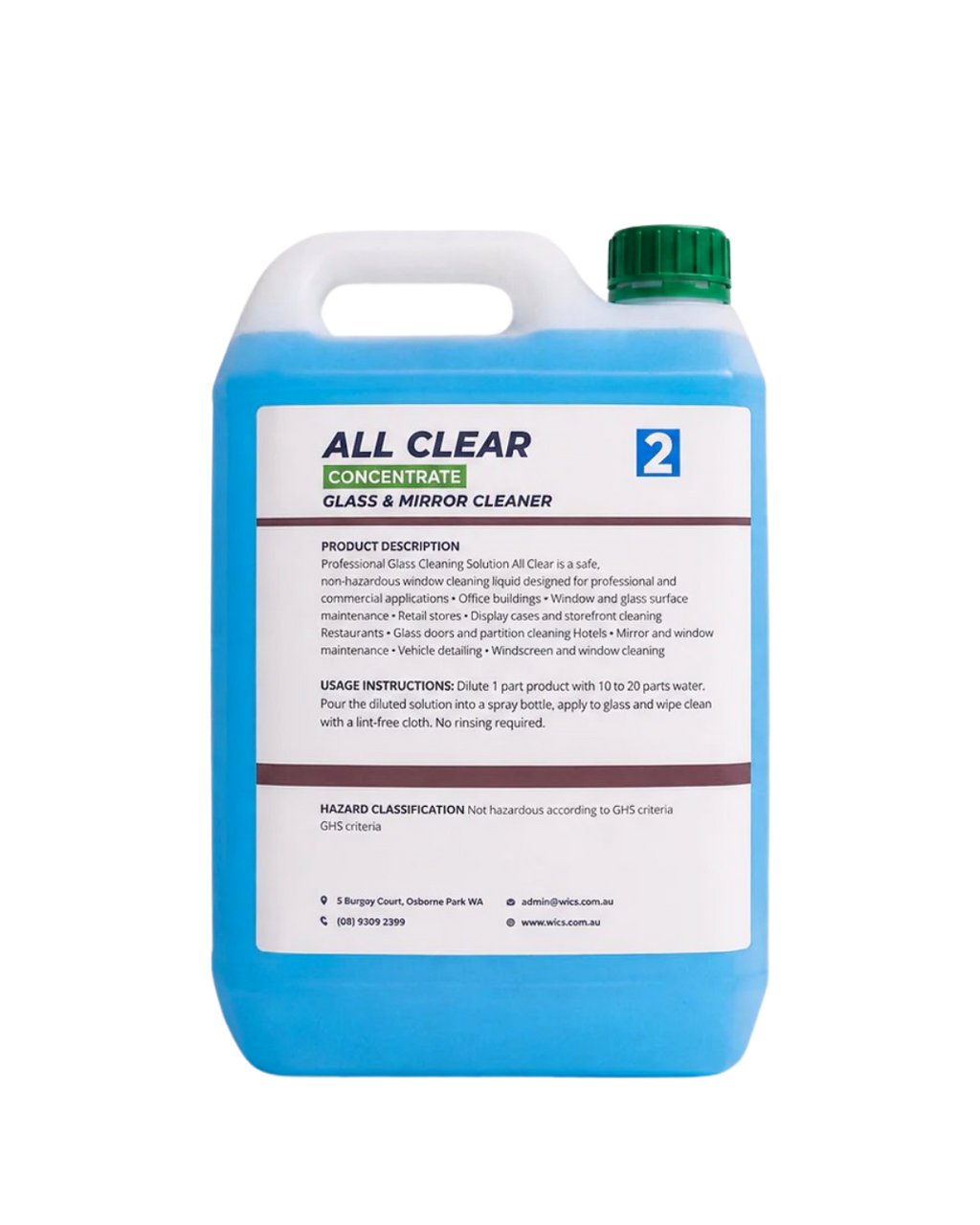All Clear - Glass Cleaner - Concentrate