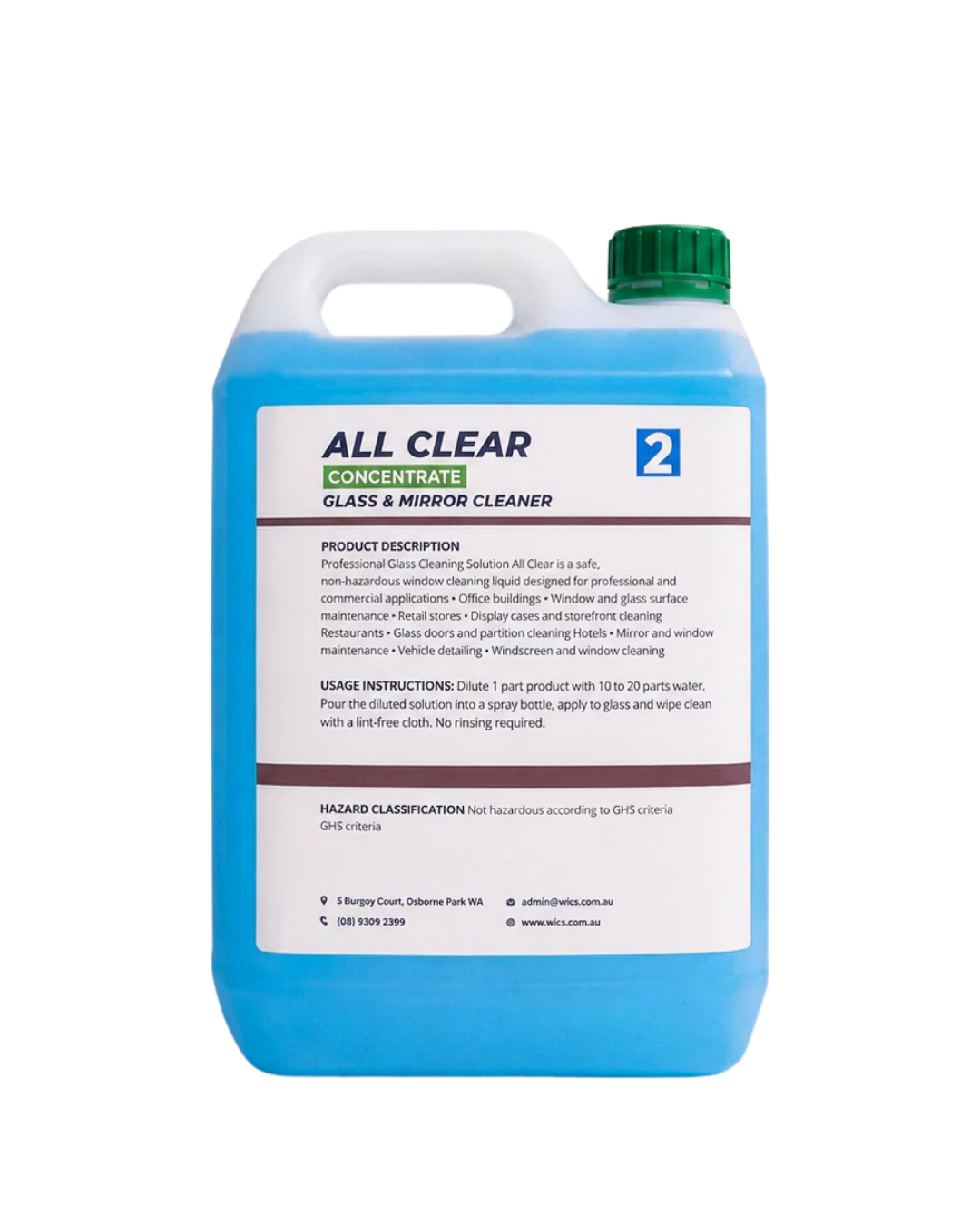 All Clear - Glass Cleaner - Concentrate